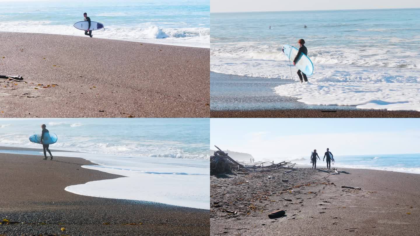 美国加州海滩冲浪风光合集