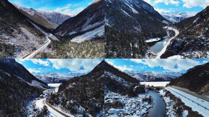 木格措景区扎日郎果雪山折多山3