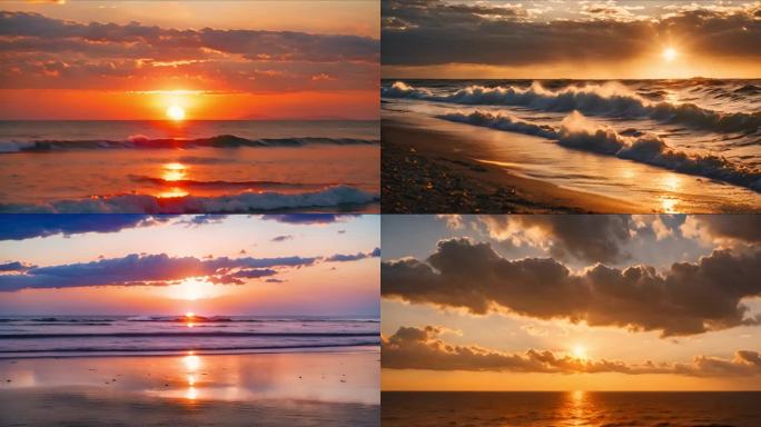 日出大海 海上日出