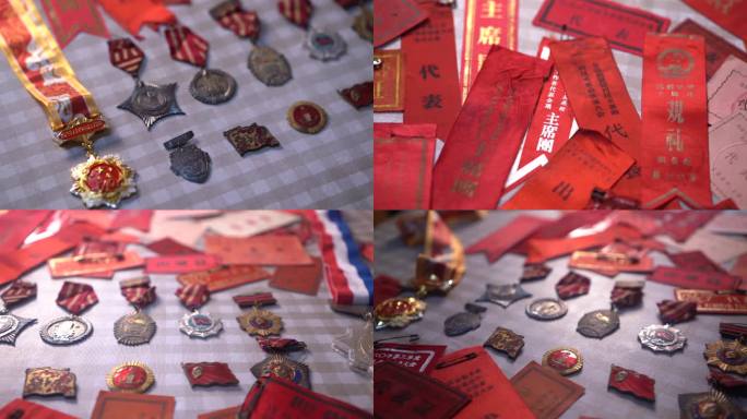 新中国50年代毛主席徽章代表证