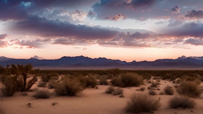 超宽巨幕敦煌沙漠风景素材