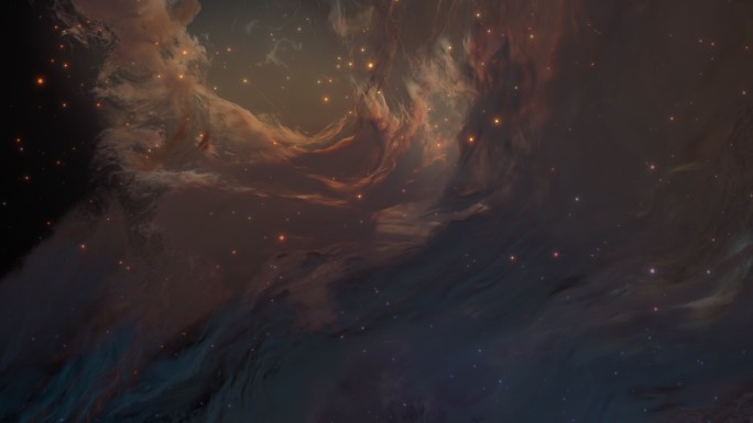 【原创】4K星云粒子穿梭