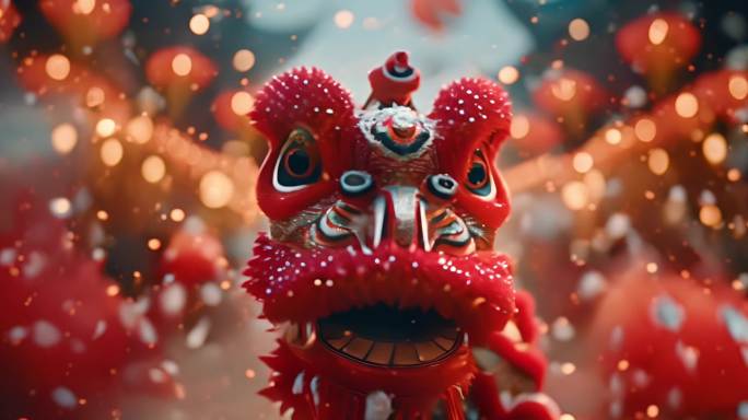 2024龙年新年除夕元宵节人文年味