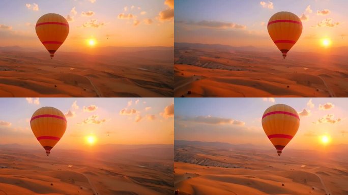 热气球热气球土耳其风景