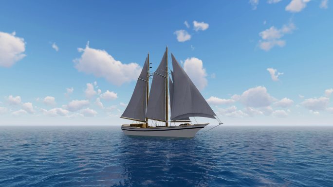 励志 航海航行 帆船航海