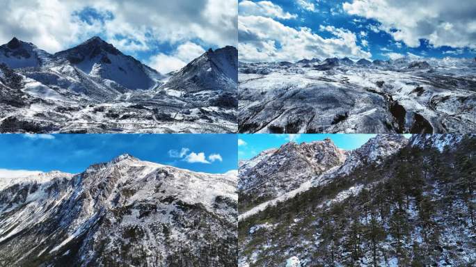 木格措景区扎日郎果雪山折多山2