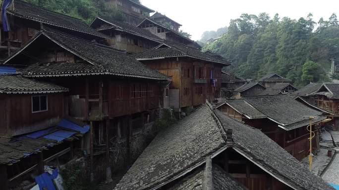 贵州台江红阳苗寨，传统村落