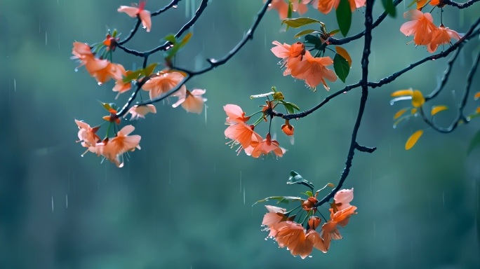 谷雨 雨水 下雨意境