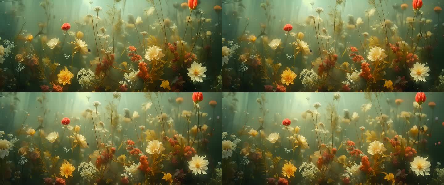 水下植物唯美生物画