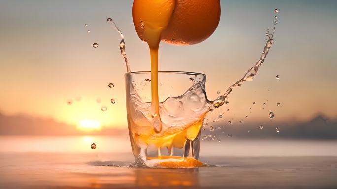广告宣传片橙汁【商用需购买企业授权】