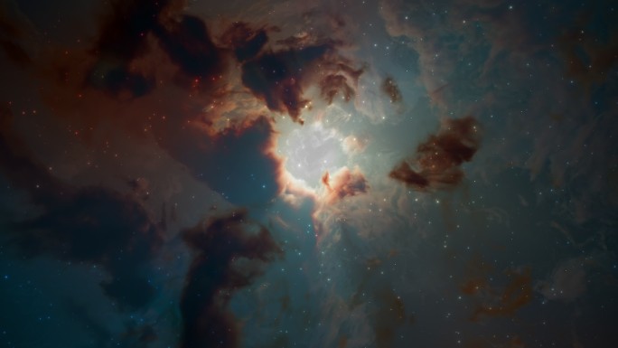 【原创】4K星云粒子穿梭