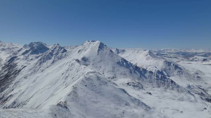 高原冰川雪山