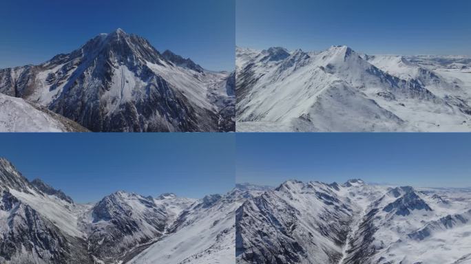 高原冰川雪山