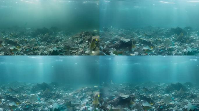 水底海洋垃圾环境保护