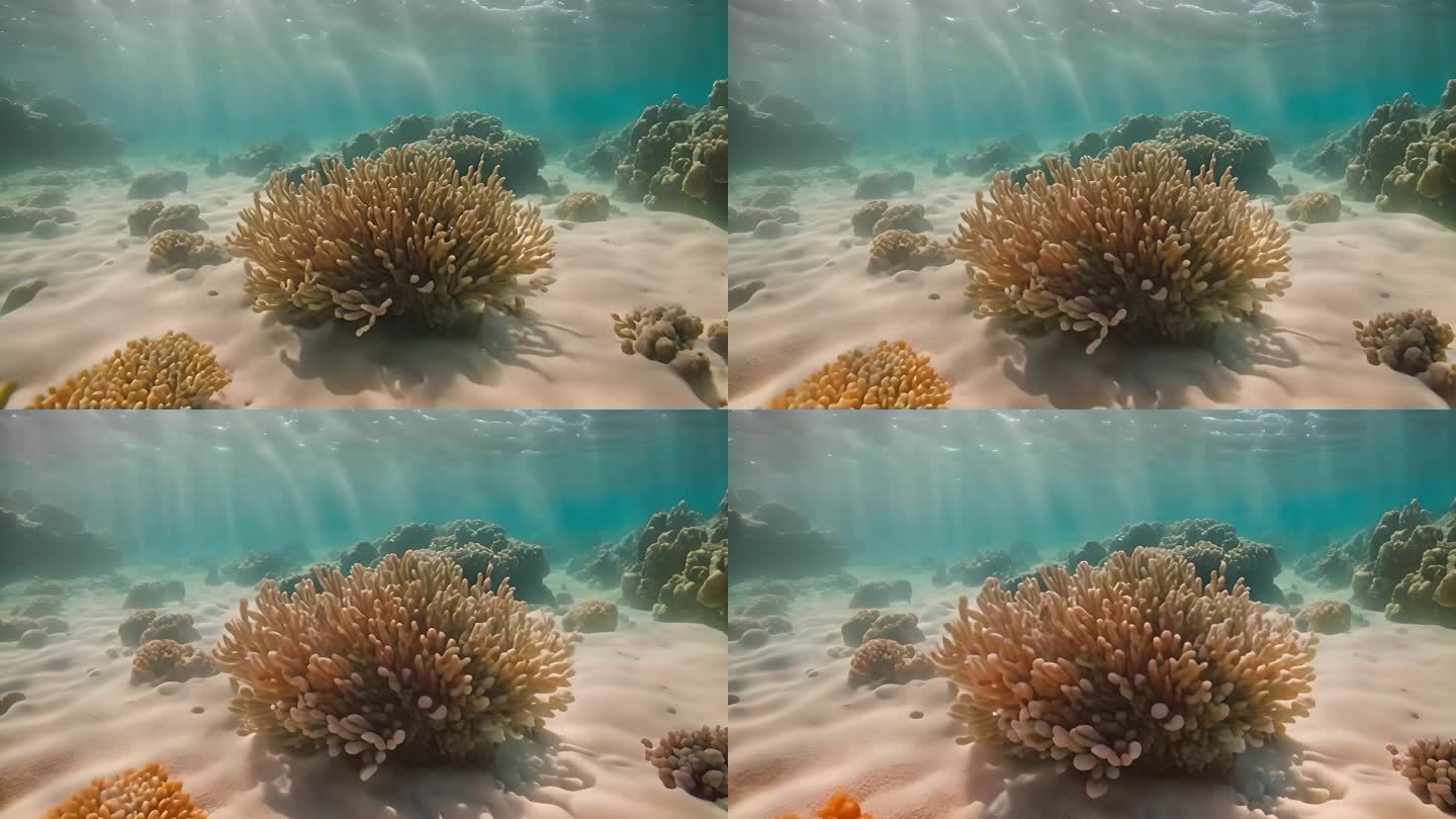 大海 海底珊瑚