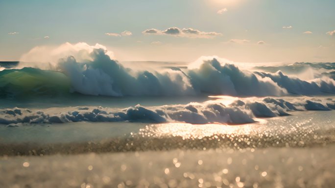 海边海面海浪大海