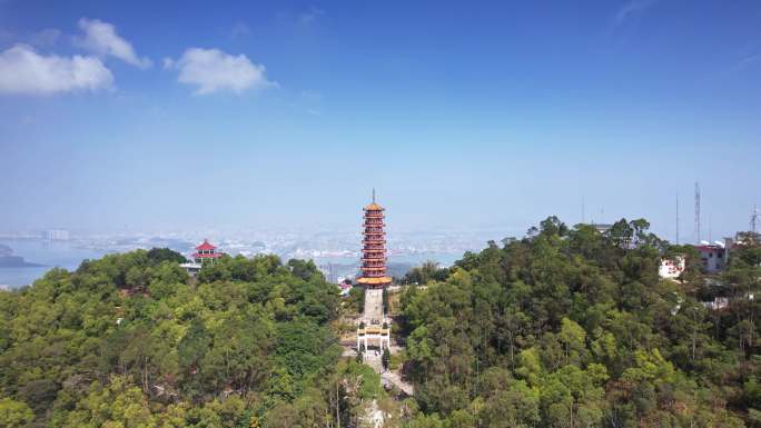 最新鹤山大雁山航拍