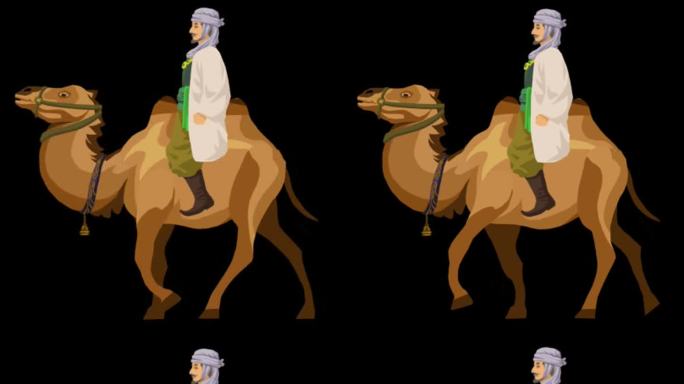 人骑骆驼