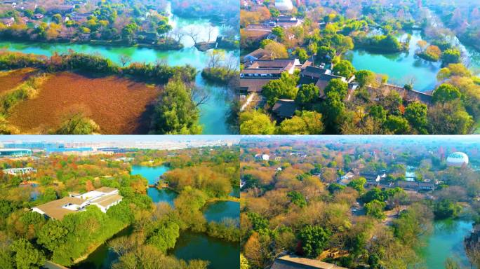 杭州西湖区西溪湿地美景风景视频素材94