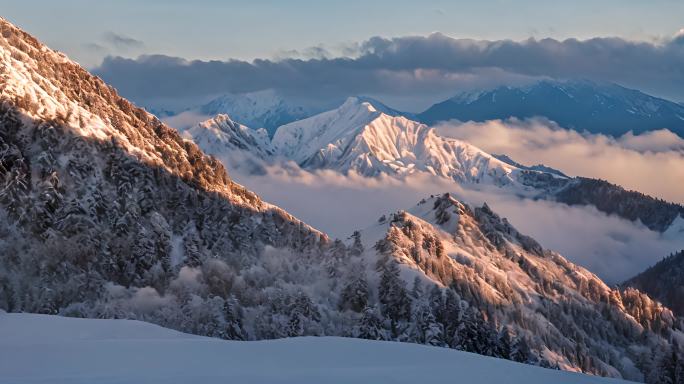 唯美银河夜空高山视频素材