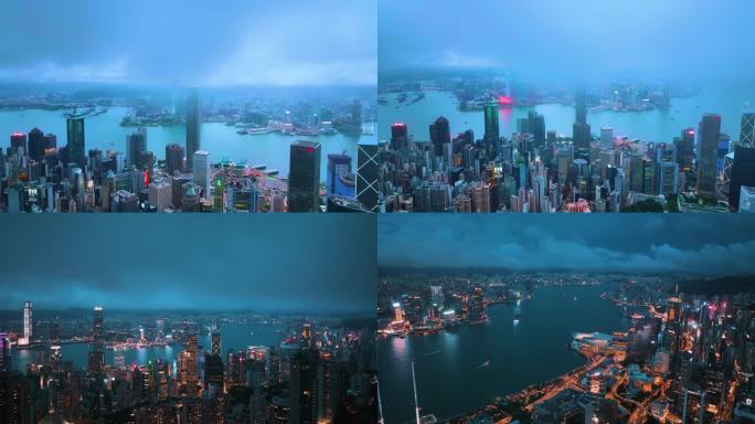 香港穿云夜景