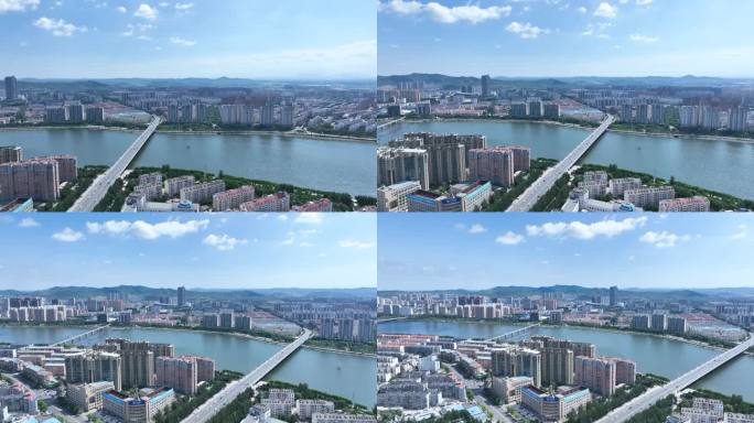 【4K航拍】城市大桥 城市宣传片