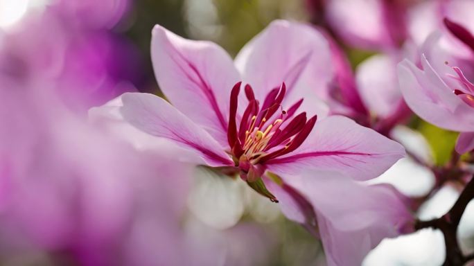 唯美紫荆花