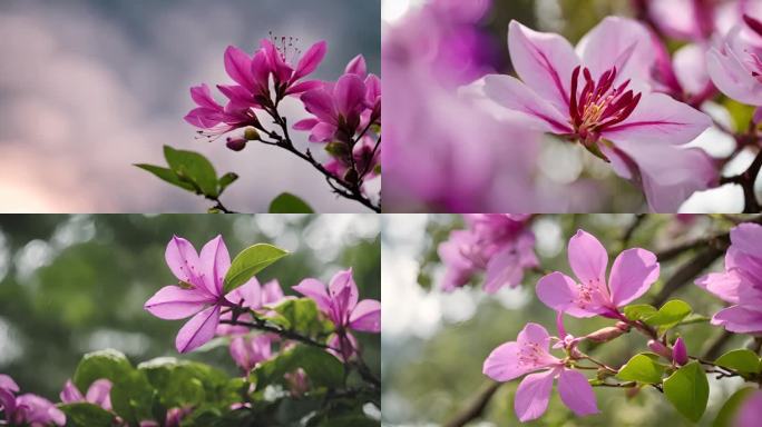 唯美紫荆花