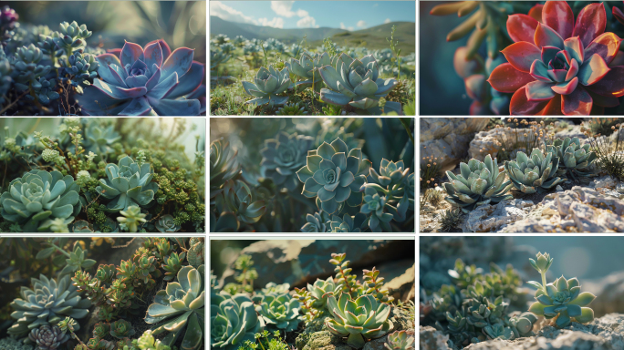 多肉植物盆栽