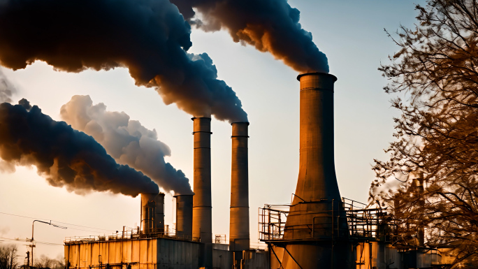 环境污染碳排放工厂污染排放大气污染