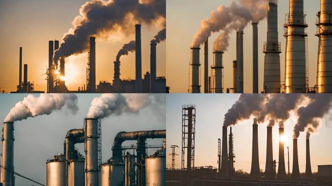 环境污染碳排放工厂污染排放大气污染