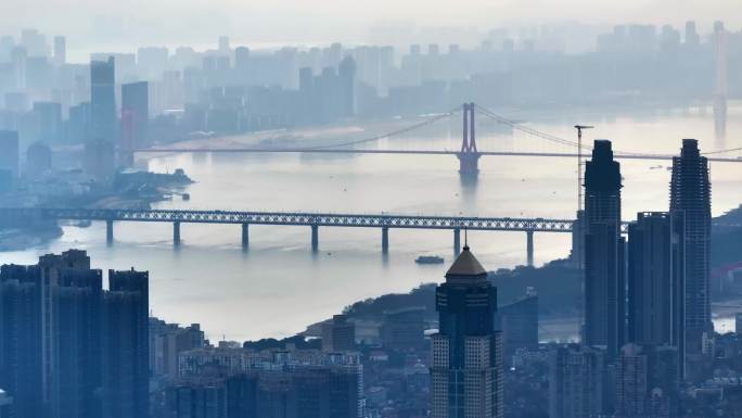 眺望武汉的桥