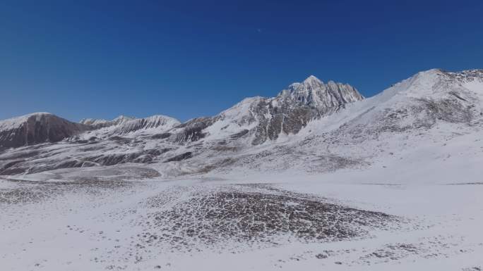 高原冰川雪山