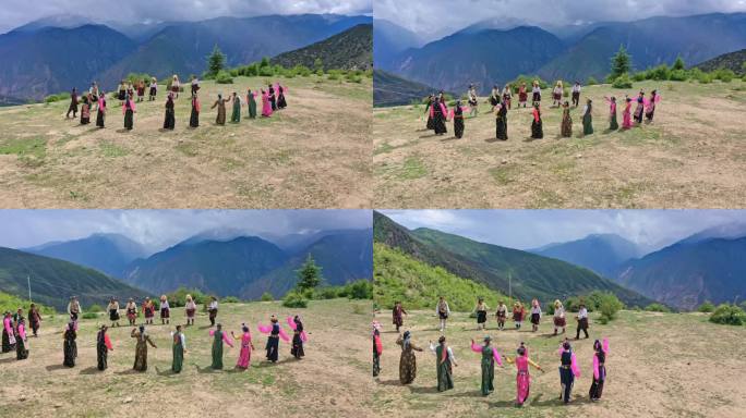云南迪庆藏族舞蹈