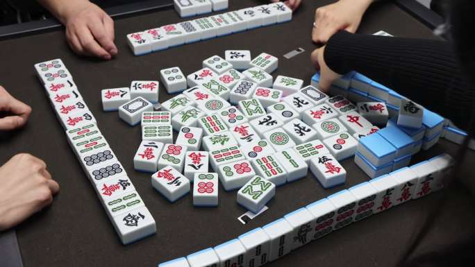 【合集】打麻将  休闲娱乐  赌博