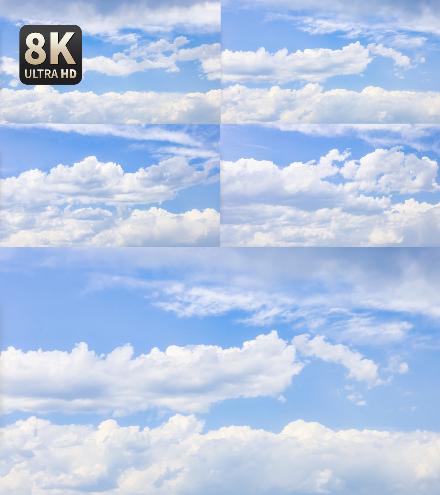 【8K】蓝天白云