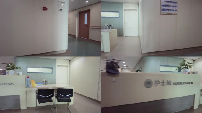 住院部医院护士站环境视频素材