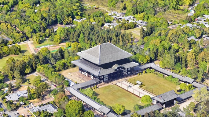 日本 东大寺 航拍