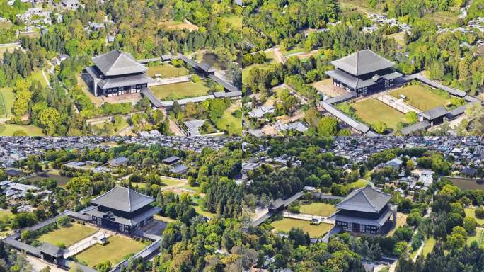 日本 东大寺 航拍