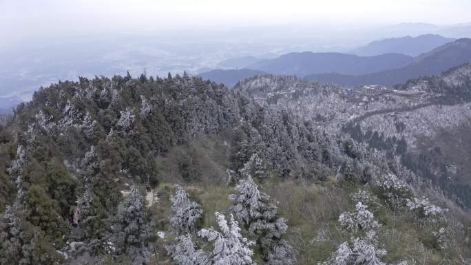 湖南衡阳衡山雪后