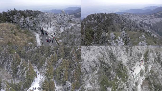 湖南衡阳衡山雪后