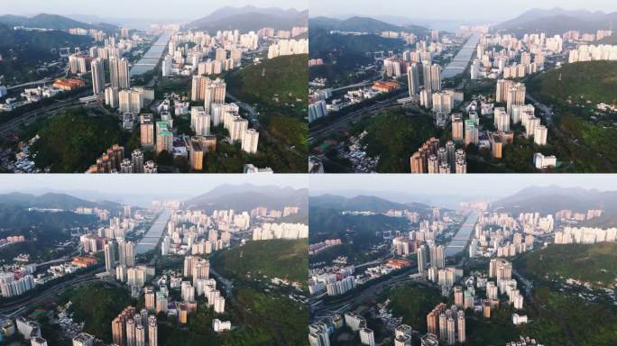 香港沙田地区的住宅大厦