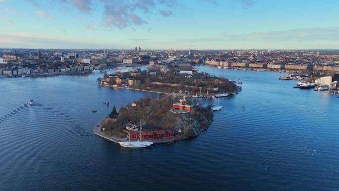 4K 瑞典首都航拍斯德哥尔摩