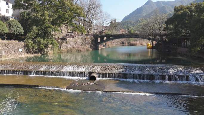 峁坪古村素材