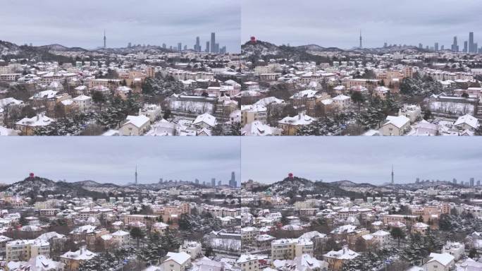 青岛雪景老市府-7