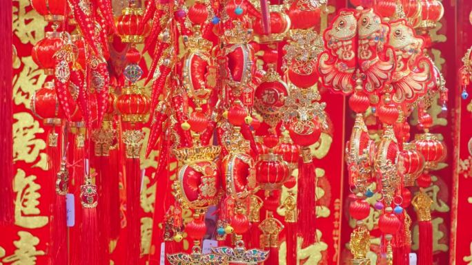 中国春节的节日装饰