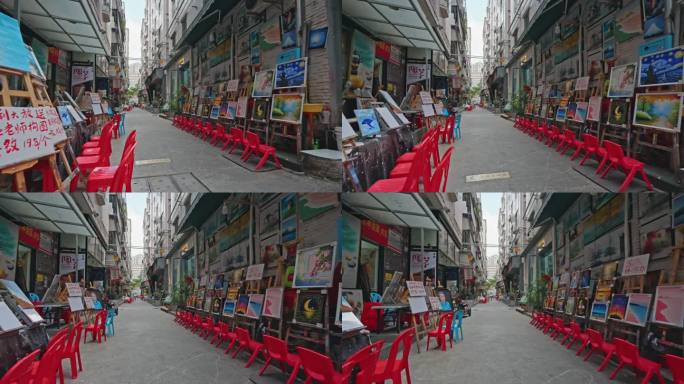 【正版素材】大芬油画村2284