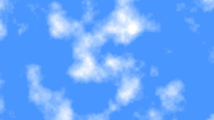 蓝天白云快速移动的背景视频镜头