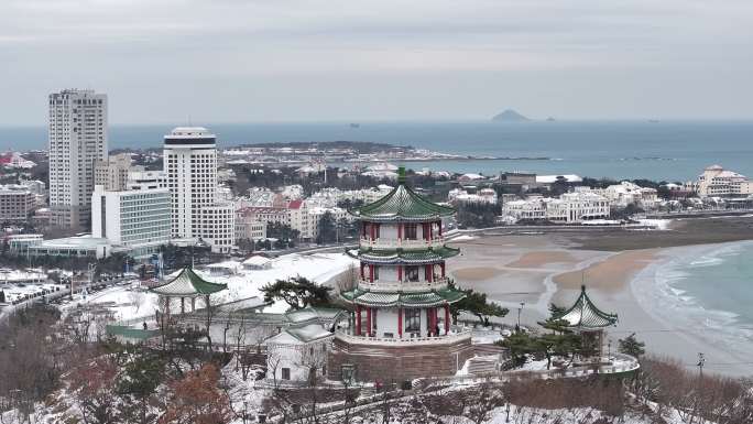 青岛雪景小鱼山-35