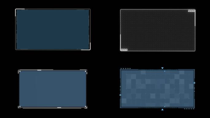 【原创】科技框HUD出现AE模板
